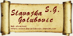 Slavojka Golubović vizit kartica